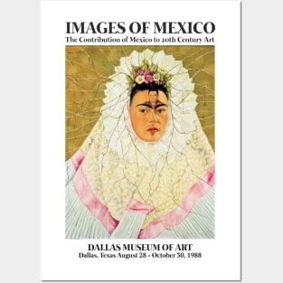 Frida Kahlo Exhibition Art Poster - "Diego on my mind" 1988 Posters and Art